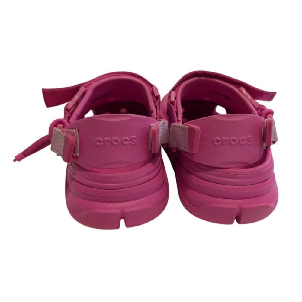 Post Malone x Crocs Duet Max II Clog Electric Pink Women's 6 Men's 4 Limited - Picture 11 of 11